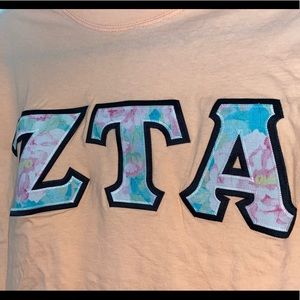 ZTA letter shirt